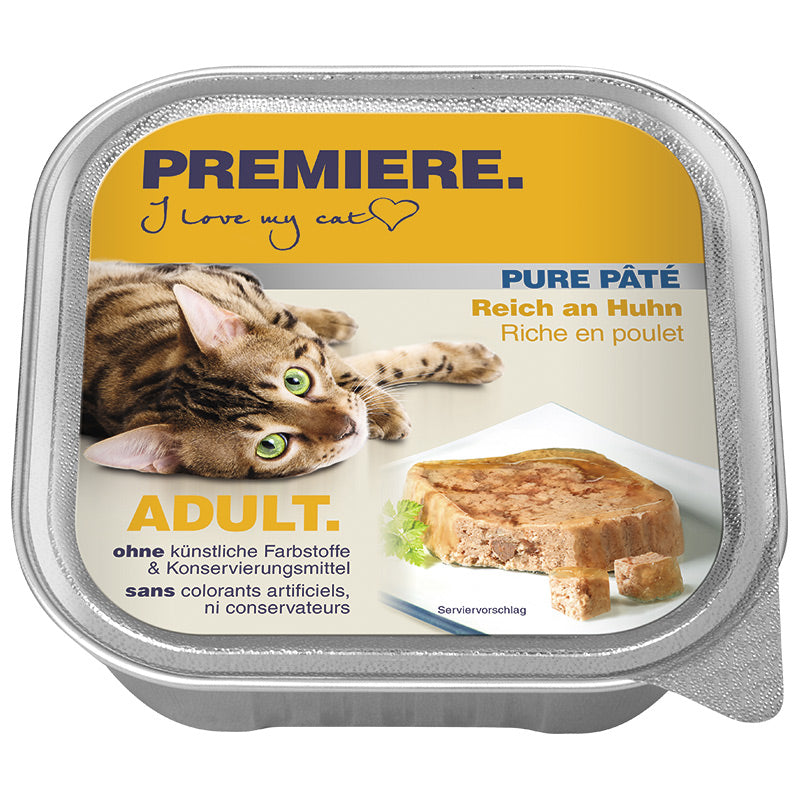 Adult Pure paté, alu-bakke fjerkræ, 100 g