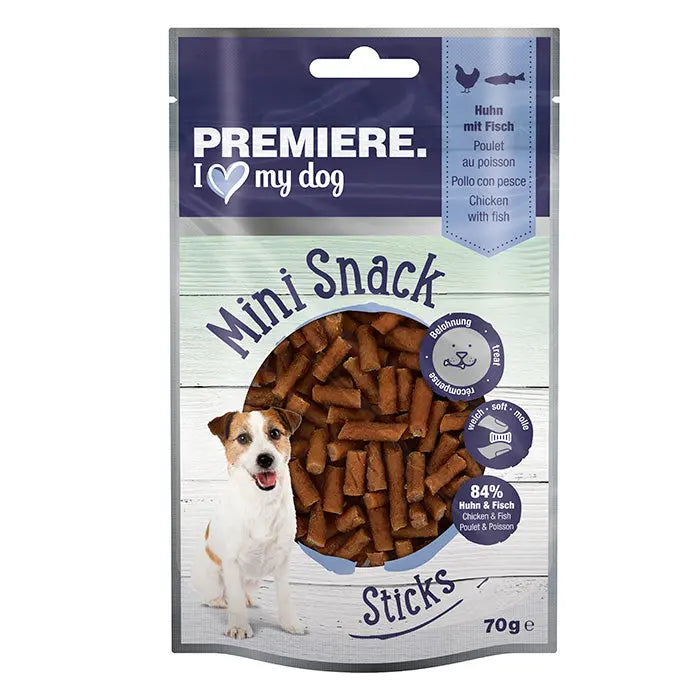 Mini Sticks kylling & fisk 70 g - Maxi Zoo Danmark