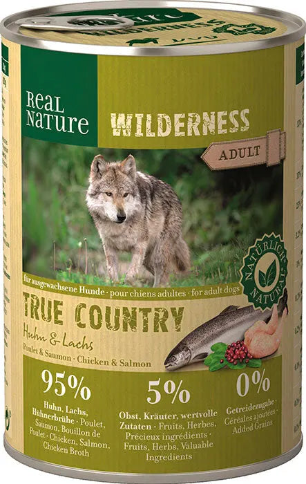 Adult Wilderness True Country kylling & laks 400 g
