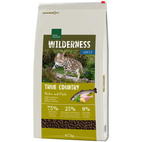 Adult Wilderness True Country kylling & fisk 7 kg - Maxi Zoo Danmark