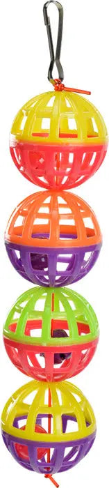 Plastbolde med klokker 18 cm