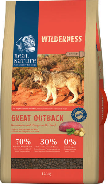 Adult Wilderness Great Outback kanin, kænguru & okse 12 kg