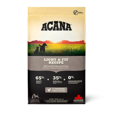 Adult Light & Fit fjerkræ, fisk & grønt 11,4 kg