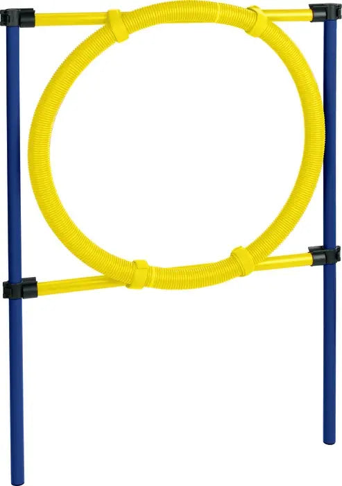 Agility-ring ca. 75x117 cm blå/gul