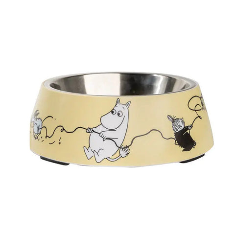 Melamin skål Moomin Pets M 325 ml gul
