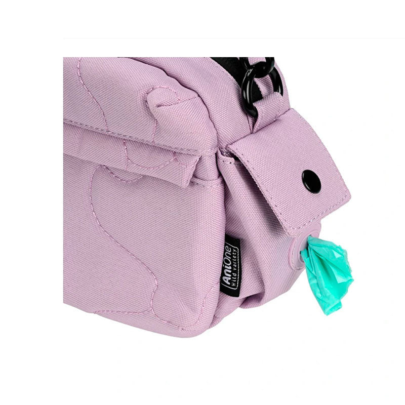 Skuldertaske lavendel 22x6x14 cm