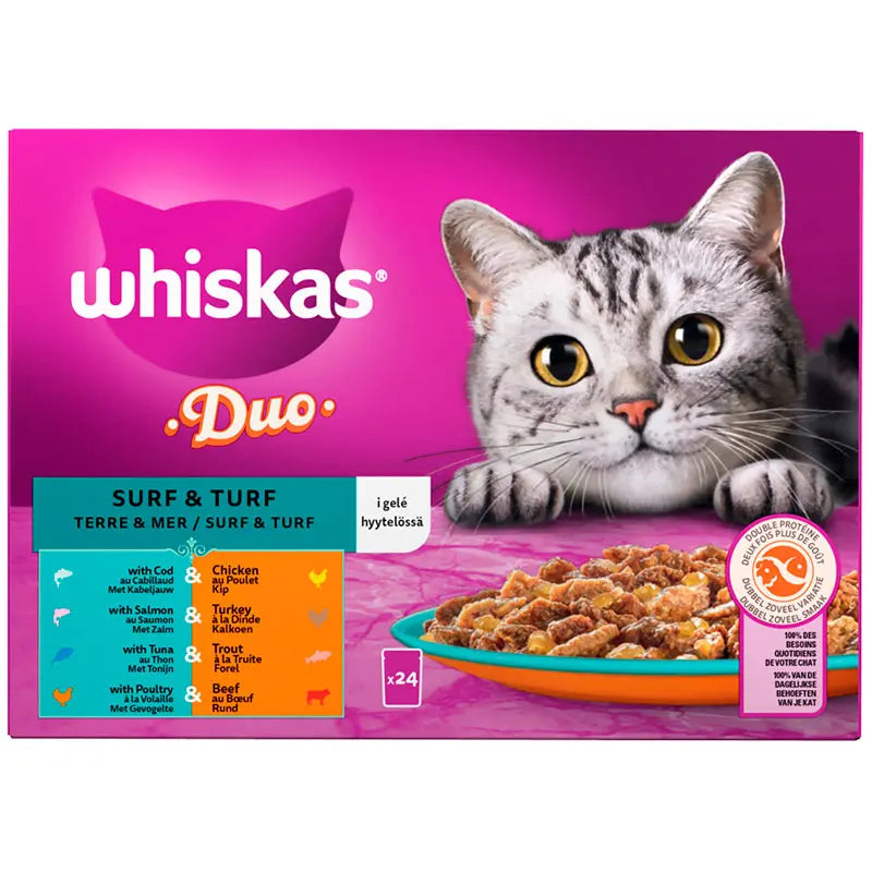 Adult Gelé, menuboks Tasty Duo surf & turf 24x85 g