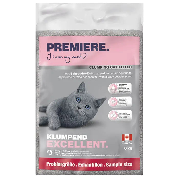 Kattegrus Excellent Babypudder klumpende 6 kg / 6 l