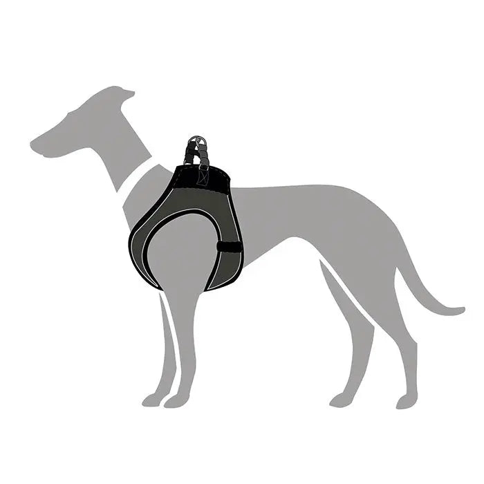 Hunter Hilo Comfort Hundesele hals 48-55cm bryst 52-58cm grå